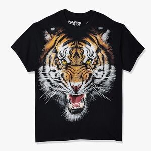 Liquid Blue Tiger Tee 🐯🖤